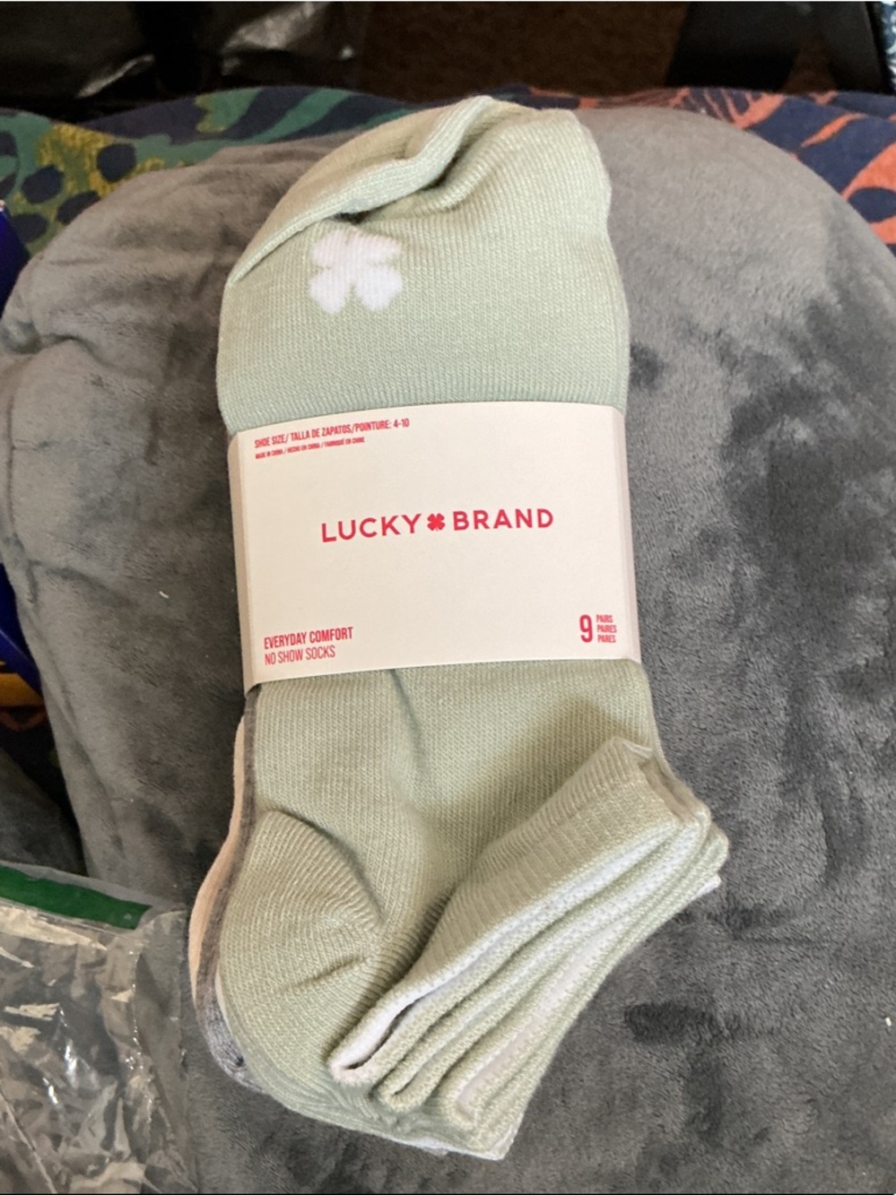 NIP Lucky Brand No-Show Socks (9 Pack)
